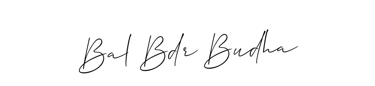 How to Draw Bal Bdr Budha signature style? Allison_Script is a latest design signature styles for name Bal Bdr Budha. Bal Bdr Budha signature style 2 images and pictures png