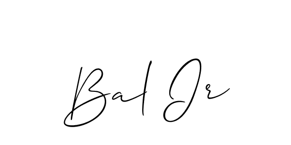 if you are searching for the best signature style for your name Bal Ir. so please give up your signature search. here we have designed multiple signature styles  using Allison_Script. Bal Ir signature style 2 images and pictures png