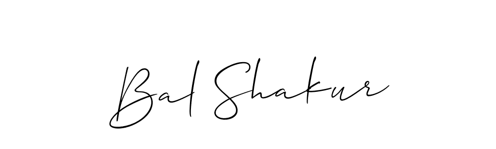 How to make Bal Shakur name signature. Use Allison_Script style for creating short signs online. This is the latest handwritten sign. Bal Shakur signature style 2 images and pictures png
