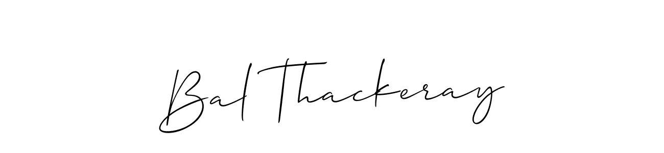 The best way (Allison_Script) to make a short signature is to pick only two or three words in your name. The name Bal Thackeray include a total of six letters. For converting this name. Bal Thackeray signature style 2 images and pictures png