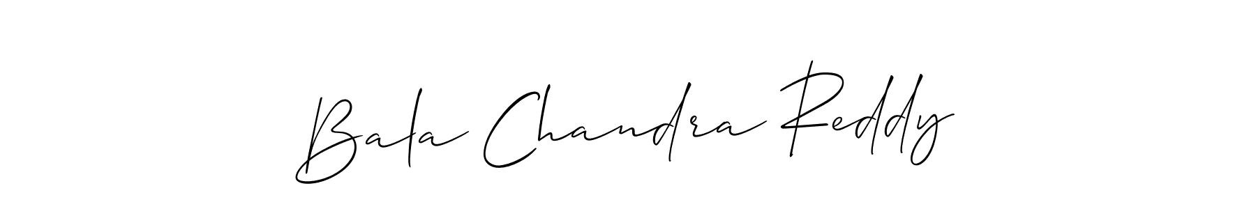 Also You can easily find your signature by using the search form. We will create Bala Chandra Reddy name handwritten signature images for you free of cost using Allison_Script sign style. Bala Chandra Reddy signature style 2 images and pictures png
