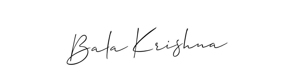 You should practise on your own different ways (Allison_Script) to write your name (Bala Krishna) in signature. don't let someone else do it for you. Bala Krishna signature style 2 images and pictures png