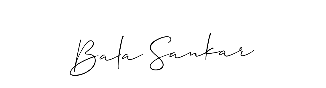 Make a short Bala Sankar signature style. Manage your documents anywhere anytime using Allison_Script. Create and add eSignatures, submit forms, share and send files easily. Bala Sankar signature style 2 images and pictures png