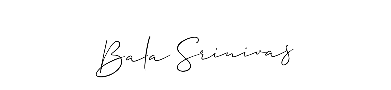 Also You can easily find your signature by using the search form. We will create Bala Srinivas name handwritten signature images for you free of cost using Allison_Script sign style. Bala Srinivas signature style 2 images and pictures png