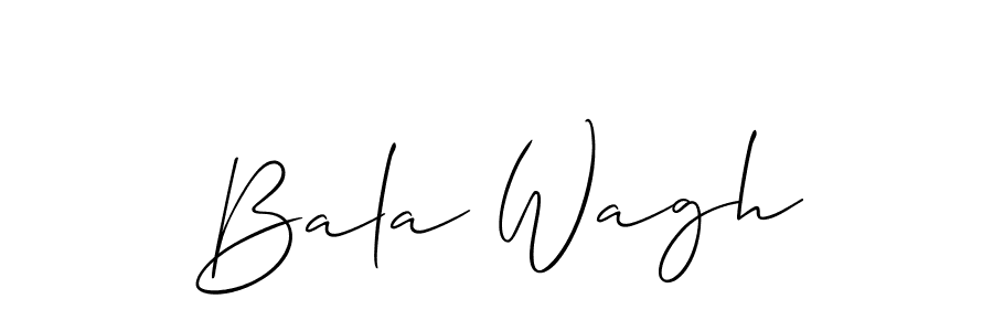 Similarly Allison_Script is the best handwritten signature design. Signature creator online .You can use it as an online autograph creator for name Bala Wagh. Bala Wagh signature style 2 images and pictures png