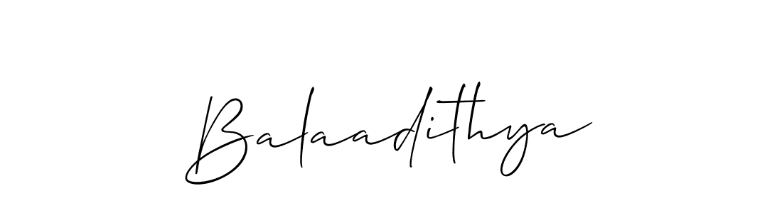 Also You can easily find your signature by using the search form. We will create Balaadithya name handwritten signature images for you free of cost using Allison_Script sign style. Balaadithya signature style 2 images and pictures png