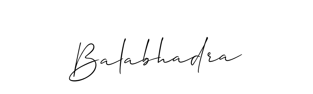 Balabhadra stylish signature style. Best Handwritten Sign (Allison_Script) for my name. Handwritten Signature Collection Ideas for my name Balabhadra. Balabhadra signature style 2 images and pictures png
