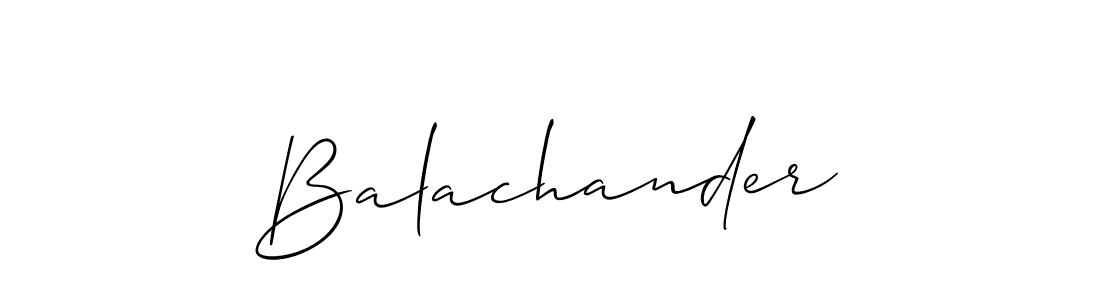 It looks lik you need a new signature style for name Balachander. Design unique handwritten (Allison_Script) signature with our free signature maker in just a few clicks. Balachander signature style 2 images and pictures png