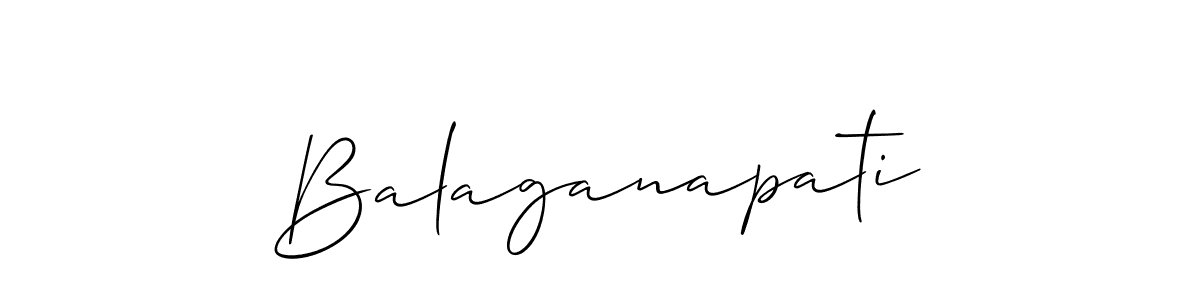 if you are searching for the best signature style for your name Balaganapati. so please give up your signature search. here we have designed multiple signature styles  using Allison_Script. Balaganapati signature style 2 images and pictures png