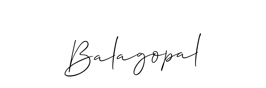 You should practise on your own different ways (Allison_Script) to write your name (Balagopal) in signature. don't let someone else do it for you. Balagopal signature style 2 images and pictures png