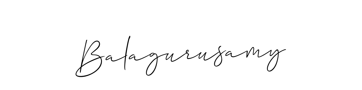 Make a beautiful signature design for name Balagurusamy. With this signature (Allison_Script) style, you can create a handwritten signature for free. Balagurusamy signature style 2 images and pictures png