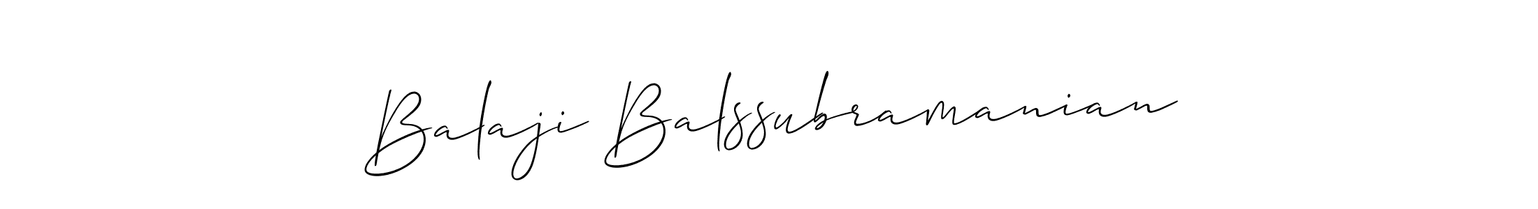 Make a short Balaji Balssubramanian signature style. Manage your documents anywhere anytime using Allison_Script. Create and add eSignatures, submit forms, share and send files easily. Balaji Balssubramanian signature style 2 images and pictures png