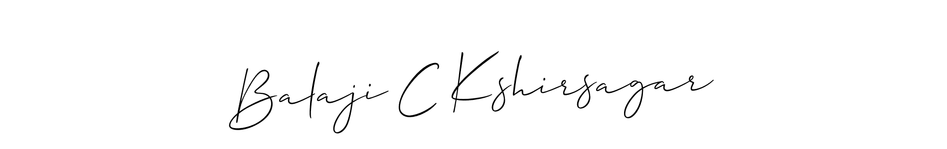 You can use this online signature creator to create a handwritten signature for the name Balaji C Kshirsagar. This is the best online autograph maker. Balaji C Kshirsagar signature style 2 images and pictures png