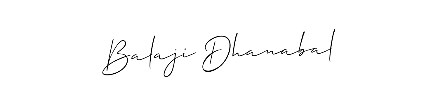 The best way (Allison_Script) to make a short signature is to pick only two or three words in your name. The name Balaji Dhanabal include a total of six letters. For converting this name. Balaji Dhanabal signature style 2 images and pictures png