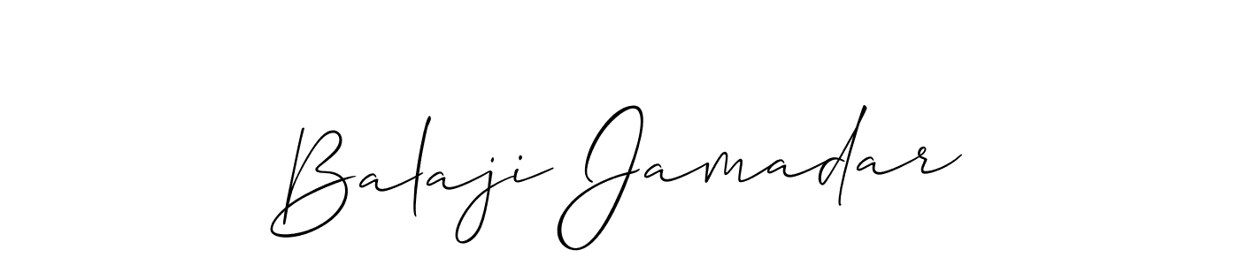 This is the best signature style for the Balaji Jamadar name. Also you like these signature font (Allison_Script). Mix name signature. Balaji Jamadar signature style 2 images and pictures png