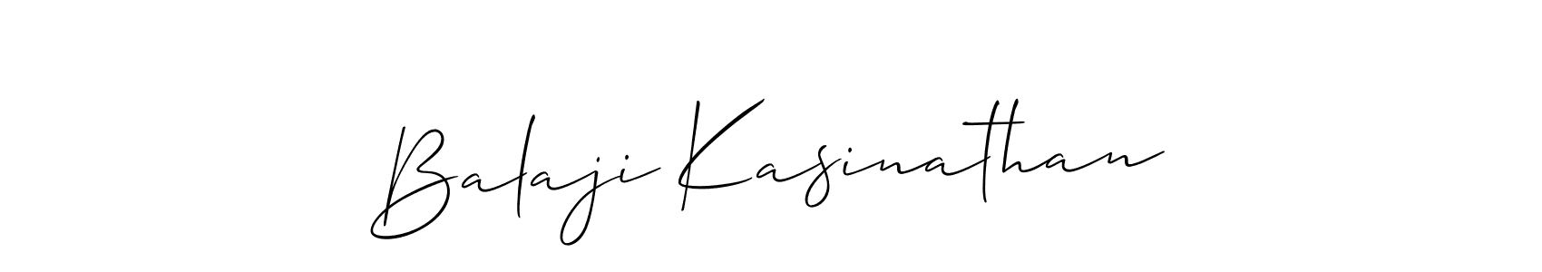 The best way (Allison_Script) to make a short signature is to pick only two or three words in your name. The name Balaji Kasinathan include a total of six letters. For converting this name. Balaji Kasinathan signature style 2 images and pictures png