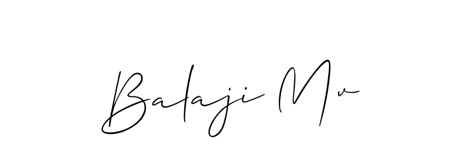 Best and Professional Signature Style for Balaji Mv. Allison_Script Best Signature Style Collection. Balaji Mv signature style 2 images and pictures png