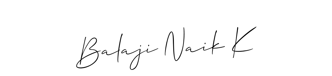 Here are the top 10 professional signature styles for the name Balaji Naik K. These are the best autograph styles you can use for your name. Balaji Naik K signature style 2 images and pictures png