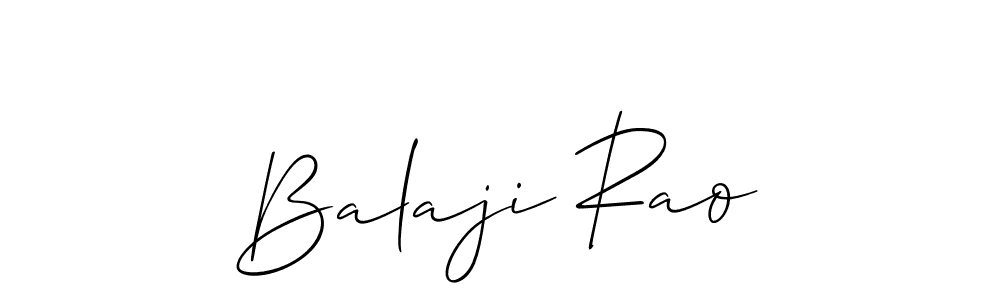 if you are searching for the best signature style for your name Balaji Rao. so please give up your signature search. here we have designed multiple signature styles  using Allison_Script. Balaji Rao signature style 2 images and pictures png