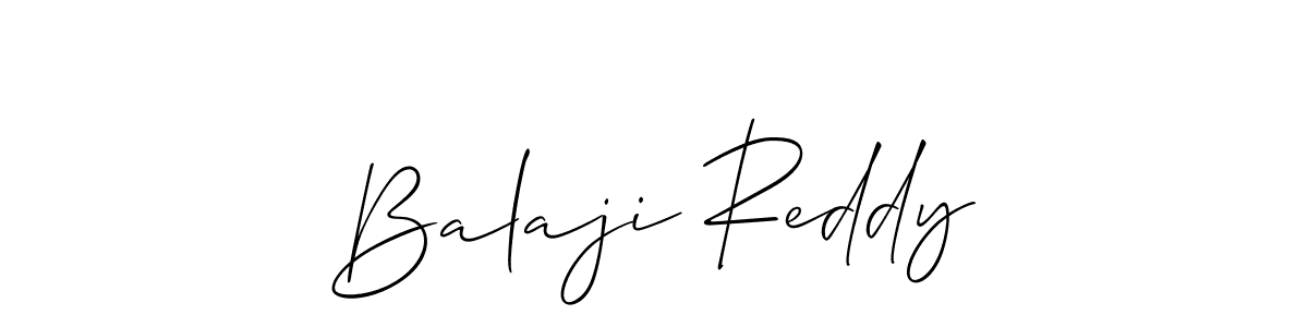 Create a beautiful signature design for name Balaji Reddy. With this signature (Allison_Script) fonts, you can make a handwritten signature for free. Balaji Reddy signature style 2 images and pictures png