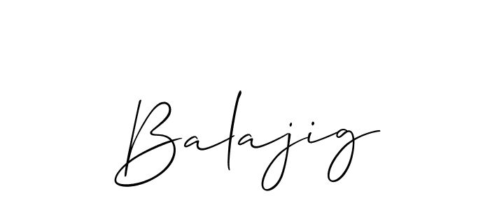 Similarly Allison_Script is the best handwritten signature design. Signature creator online .You can use it as an online autograph creator for name Balajig. Balajig signature style 2 images and pictures png