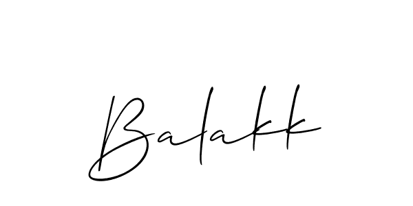 How to make Balakk name signature. Use Allison_Script style for creating short signs online. This is the latest handwritten sign. Balakk signature style 2 images and pictures png