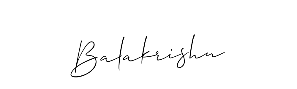 Make a beautiful signature design for name Balakrishn. Use this online signature maker to create a handwritten signature for free. Balakrishn signature style 2 images and pictures png