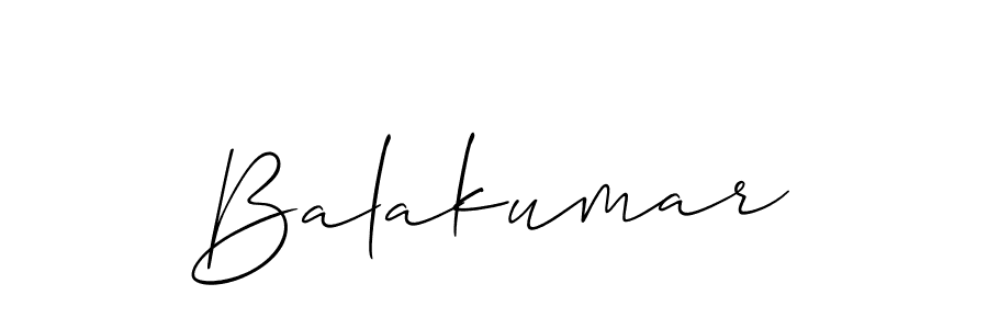 Balakumar stylish signature style. Best Handwritten Sign (Allison_Script) for my name. Handwritten Signature Collection Ideas for my name Balakumar. Balakumar signature style 2 images and pictures png