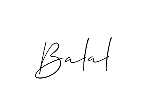 How to Draw Balal signature style? Allison_Script is a latest design signature styles for name Balal. Balal signature style 2 images and pictures png