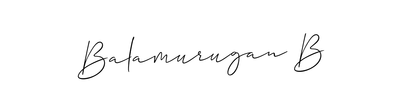 Also You can easily find your signature by using the search form. We will create Balamurugan B name handwritten signature images for you free of cost using Allison_Script sign style. Balamurugan B signature style 2 images and pictures png