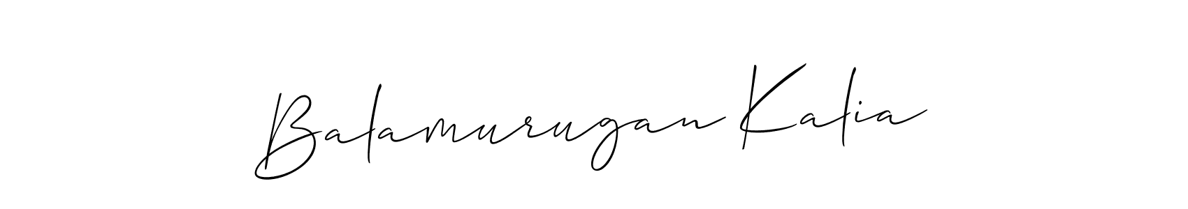 Use a signature maker to create a handwritten signature online. With this signature software, you can design (Allison_Script) your own signature for name Balamurugan Kalia. Balamurugan Kalia signature style 2 images and pictures png