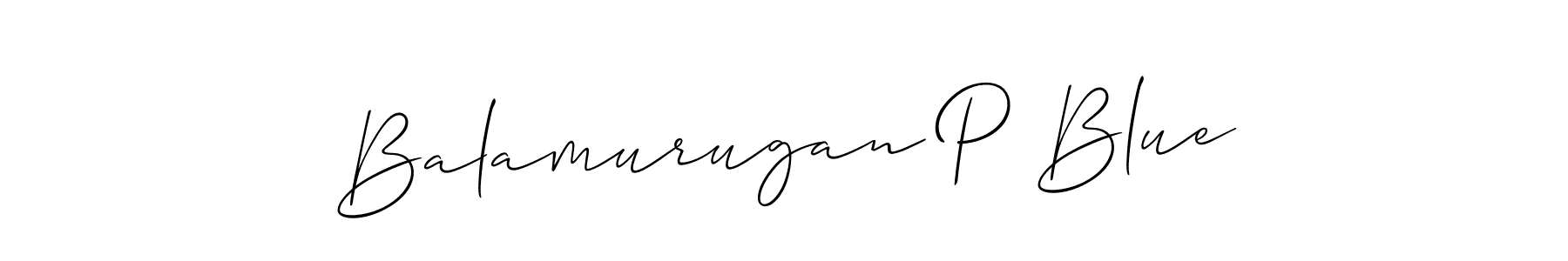 Here are the top 10 professional signature styles for the name Balamurugan P Blue. These are the best autograph styles you can use for your name. Balamurugan P Blue signature style 2 images and pictures png