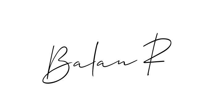 Best and Professional Signature Style for Balan R. Allison_Script Best Signature Style Collection. Balan R signature style 2 images and pictures png