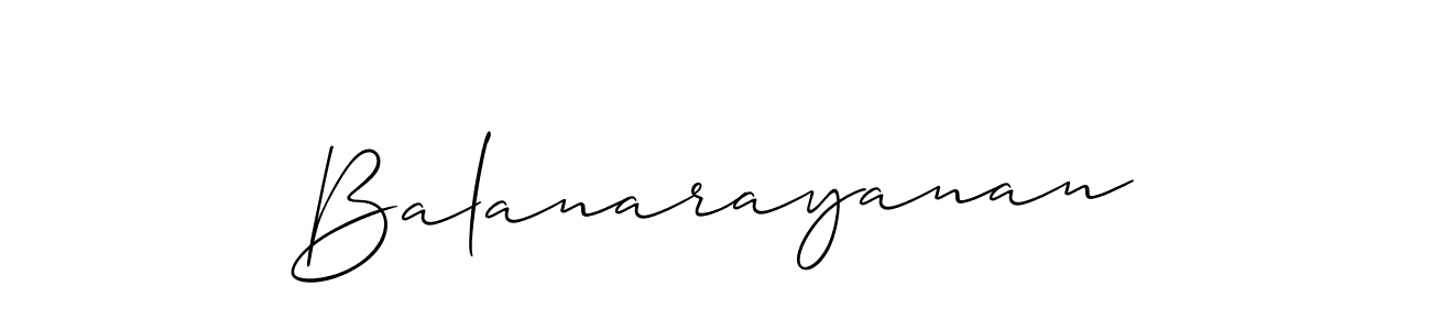 Also we have Balanarayanan name is the best signature style. Create professional handwritten signature collection using Allison_Script autograph style. Balanarayanan signature style 2 images and pictures png