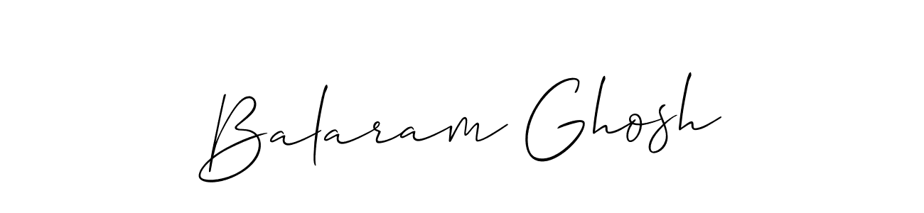 How to make Balaram Ghosh name signature. Use Allison_Script style for creating short signs online. This is the latest handwritten sign. Balaram Ghosh signature style 2 images and pictures png