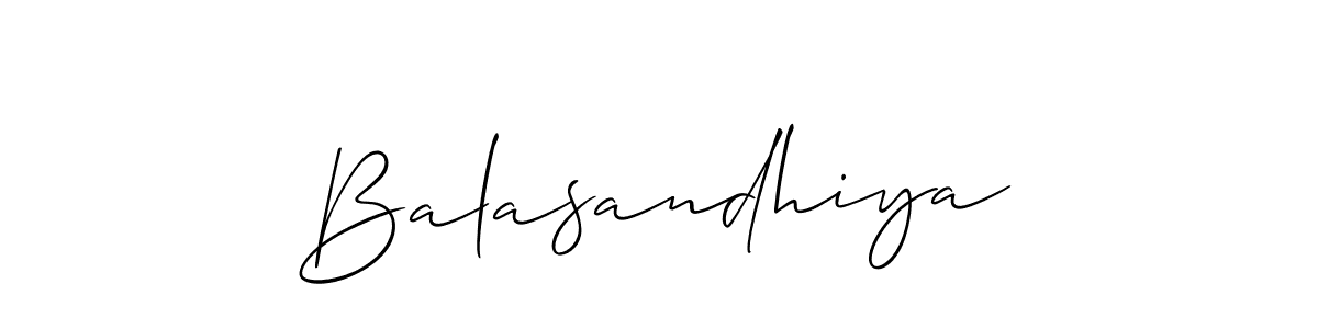 It looks lik you need a new signature style for name Balasandhiya. Design unique handwritten (Allison_Script) signature with our free signature maker in just a few clicks. Balasandhiya signature style 2 images and pictures png