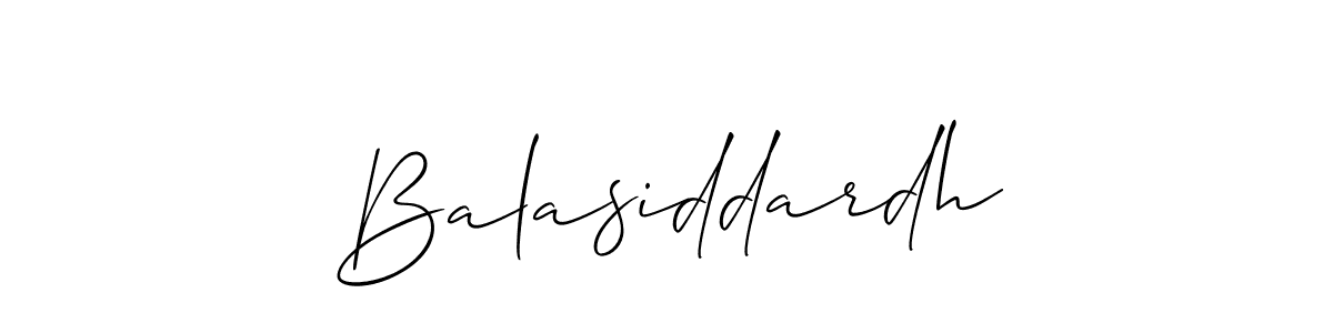 Make a short Balasiddardh signature style. Manage your documents anywhere anytime using Allison_Script. Create and add eSignatures, submit forms, share and send files easily. Balasiddardh signature style 2 images and pictures png