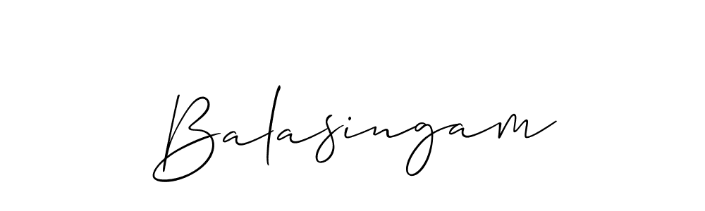 How to Draw Balasingam signature style? Allison_Script is a latest design signature styles for name Balasingam. Balasingam signature style 2 images and pictures png