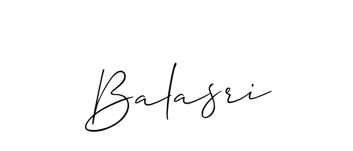 Make a beautiful signature design for name Balasri. With this signature (Allison_Script) style, you can create a handwritten signature for free. Balasri signature style 2 images and pictures png