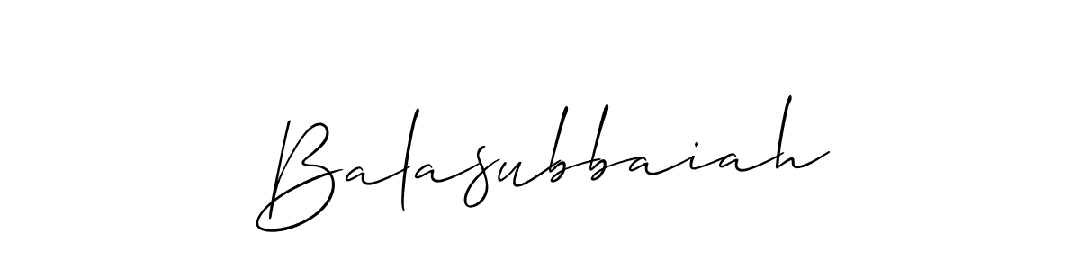 The best way (Allison_Script) to make a short signature is to pick only two or three words in your name. The name Balasubbaiah include a total of six letters. For converting this name. Balasubbaiah signature style 2 images and pictures png