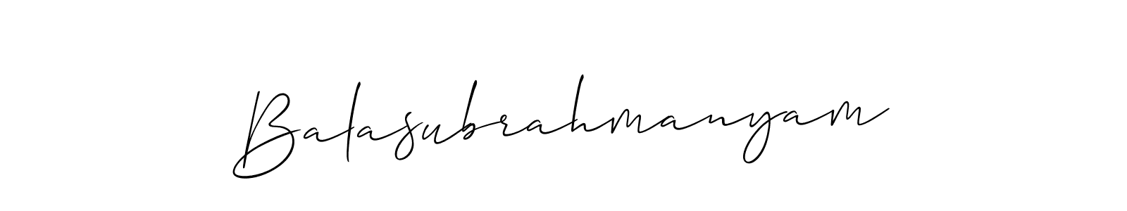 You can use this online signature creator to create a handwritten signature for the name Balasubrahmanyam. This is the best online autograph maker. Balasubrahmanyam signature style 2 images and pictures png