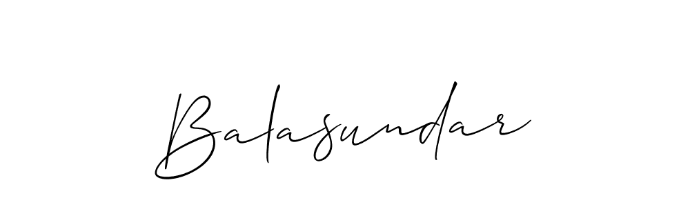 How to make Balasundar name signature. Use Allison_Script style for creating short signs online. This is the latest handwritten sign. Balasundar signature style 2 images and pictures png