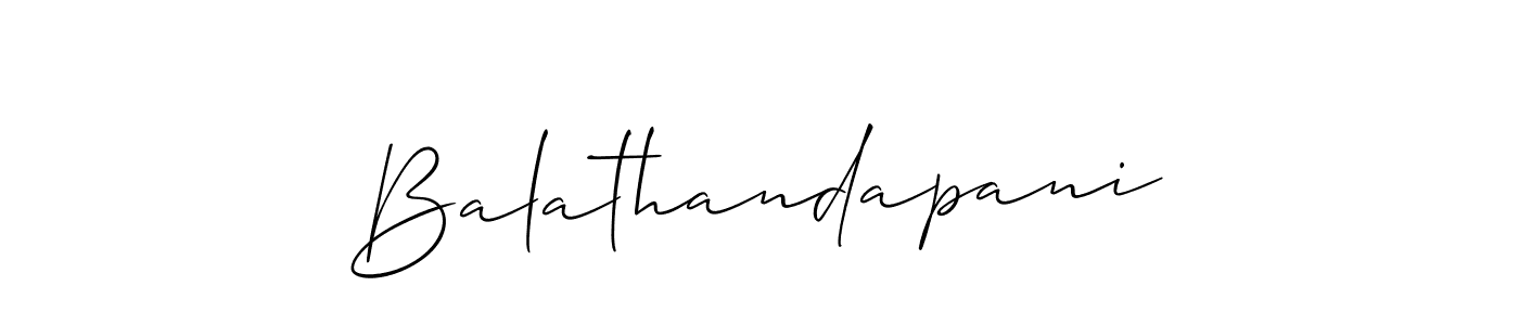 How to Draw Balathandapani signature style? Allison_Script is a latest design signature styles for name Balathandapani. Balathandapani signature style 2 images and pictures png