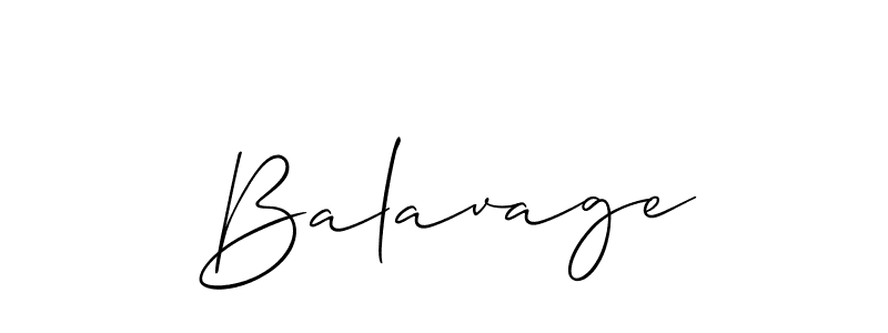 Use a signature maker to create a handwritten signature online. With this signature software, you can design (Allison_Script) your own signature for name Balavage. Balavage signature style 2 images and pictures png