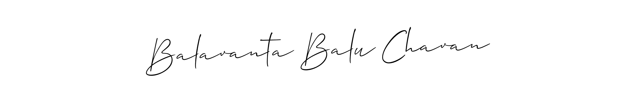 Create a beautiful signature design for name Balavanta Balu Chavan. With this signature (Allison_Script) fonts, you can make a handwritten signature for free. Balavanta Balu Chavan signature style 2 images and pictures png