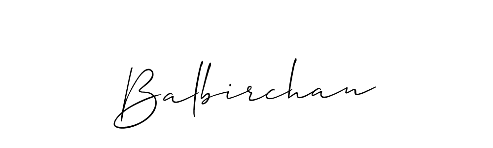 How to make Balbirchan name signature. Use Allison_Script style for creating short signs online. This is the latest handwritten sign. Balbirchan signature style 2 images and pictures png