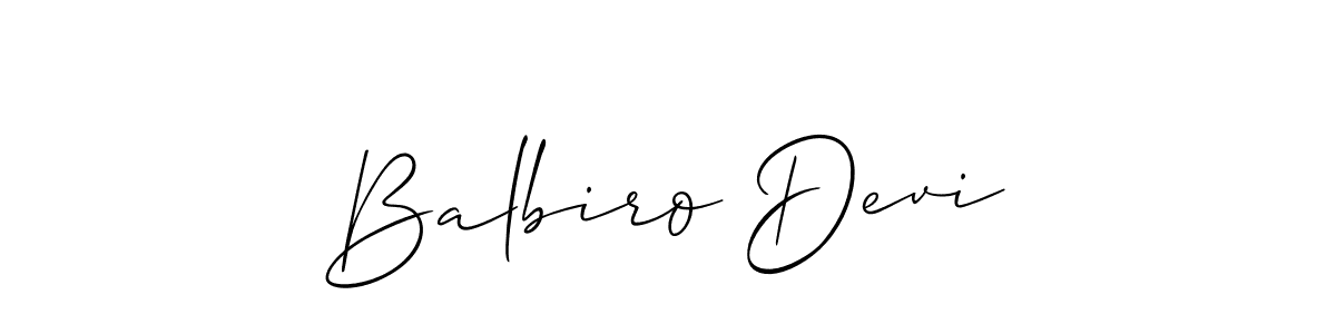 Once you've used our free online signature maker to create your best signature Allison_Script style, it's time to enjoy all of the benefits that Balbiro Devi name signing documents. Balbiro Devi signature style 2 images and pictures png