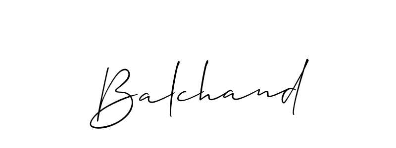 Once you've used our free online signature maker to create your best signature Allison_Script style, it's time to enjoy all of the benefits that Balchand name signing documents. Balchand signature style 2 images and pictures png