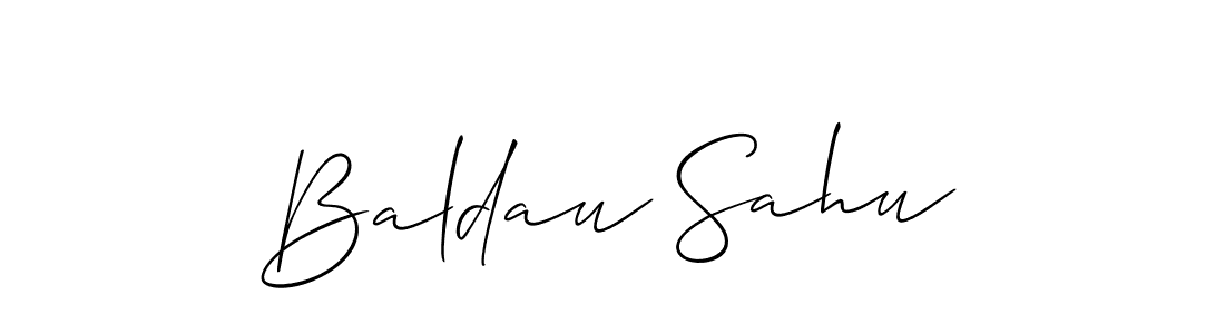 Best and Professional Signature Style for Baldau Sahu. Allison_Script Best Signature Style Collection. Baldau Sahu signature style 2 images and pictures png