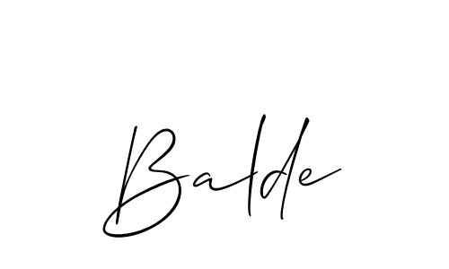 Also You can easily find your signature by using the search form. We will create Balde name handwritten signature images for you free of cost using Allison_Script sign style. Balde signature style 2 images and pictures png